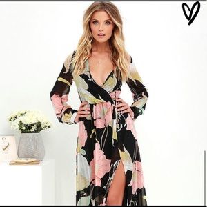 LULUS wondrous water lilies dress ✨✨